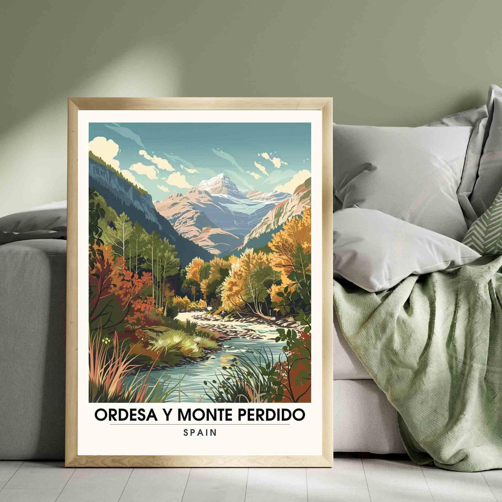 Affiche Ordesa y Monte Perdido  | Impression de parc national de Ordesa y Monte Perdido