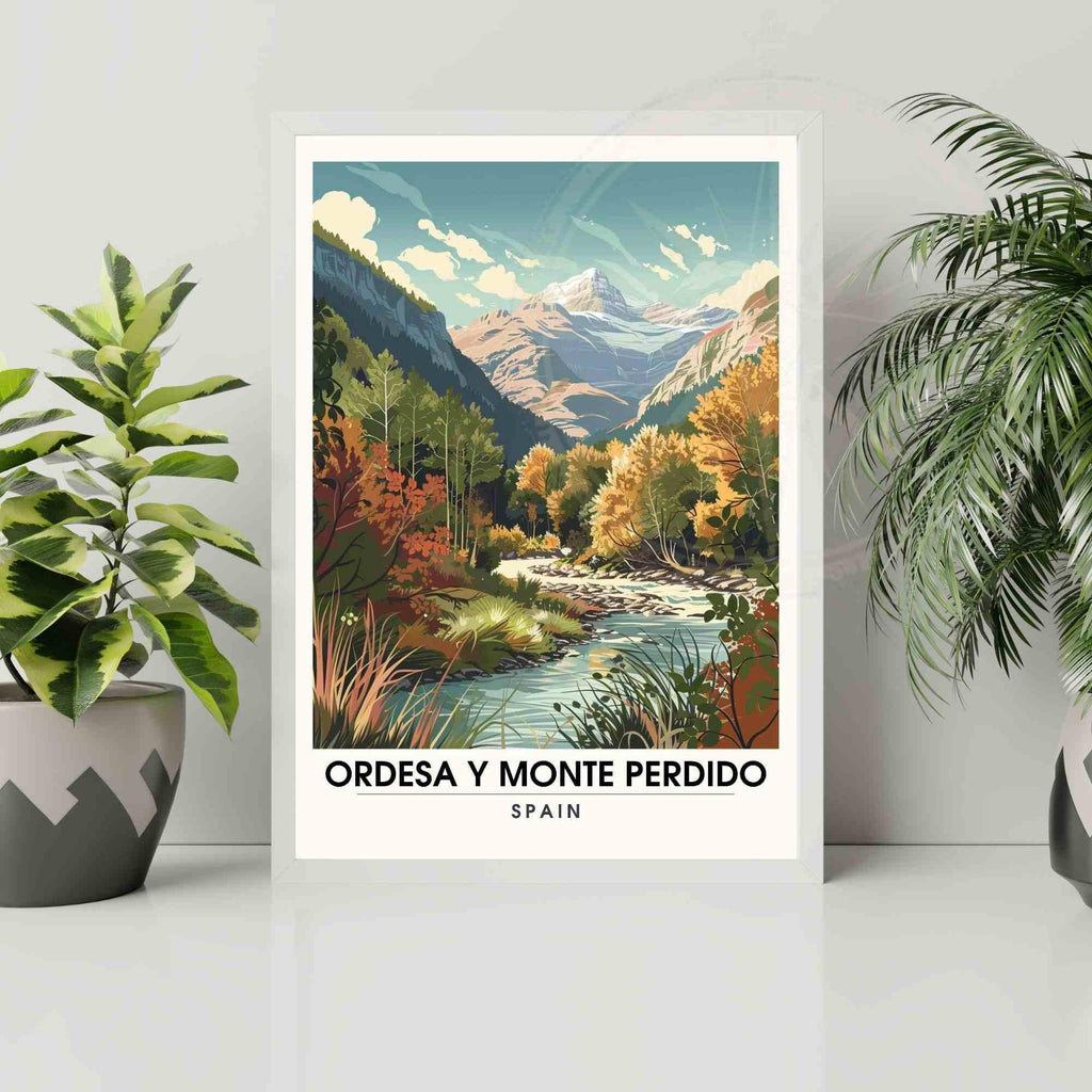 Affiche Ordesa y Monte Perdido  | Impression de parc national de Ordesa y Monte Perdido