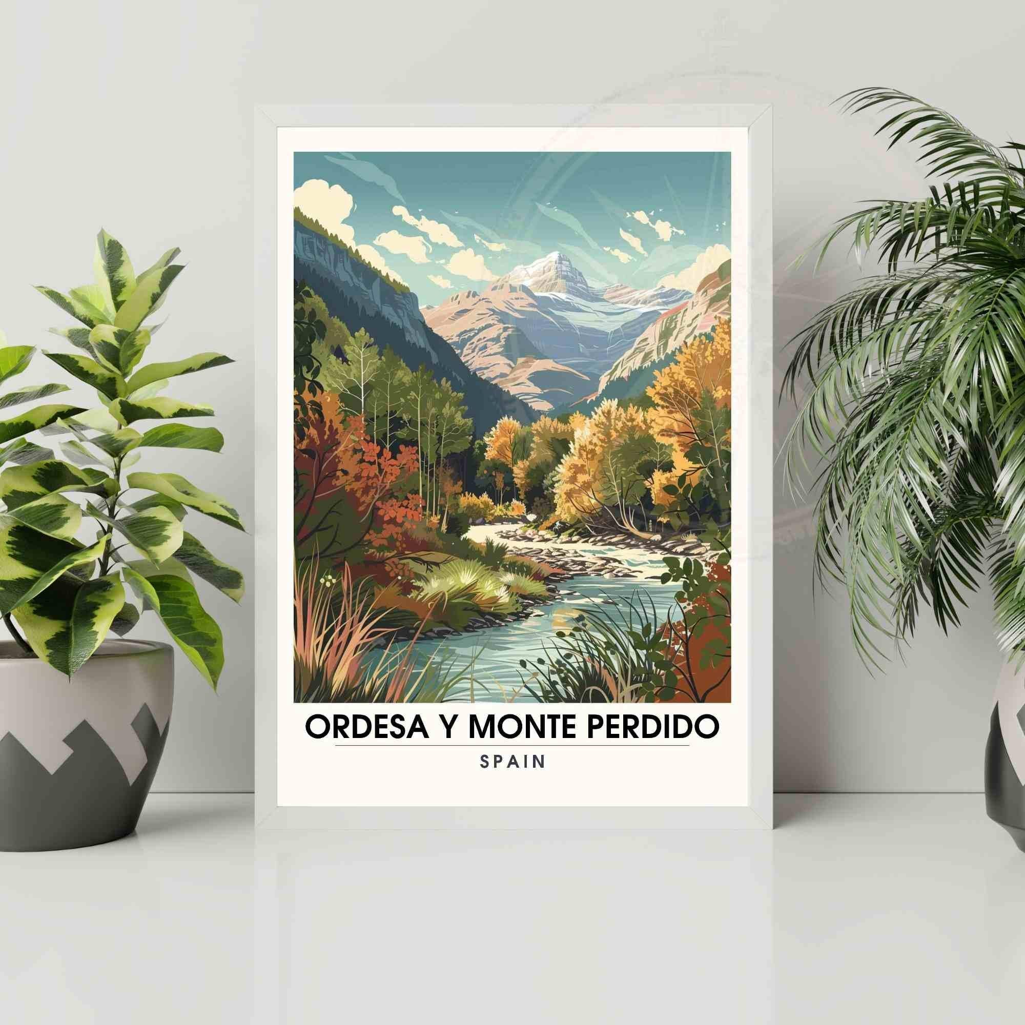 Affiche Ordesa y Monte Perdido  | Impression de parc national de Ordesa y Monte Perdido