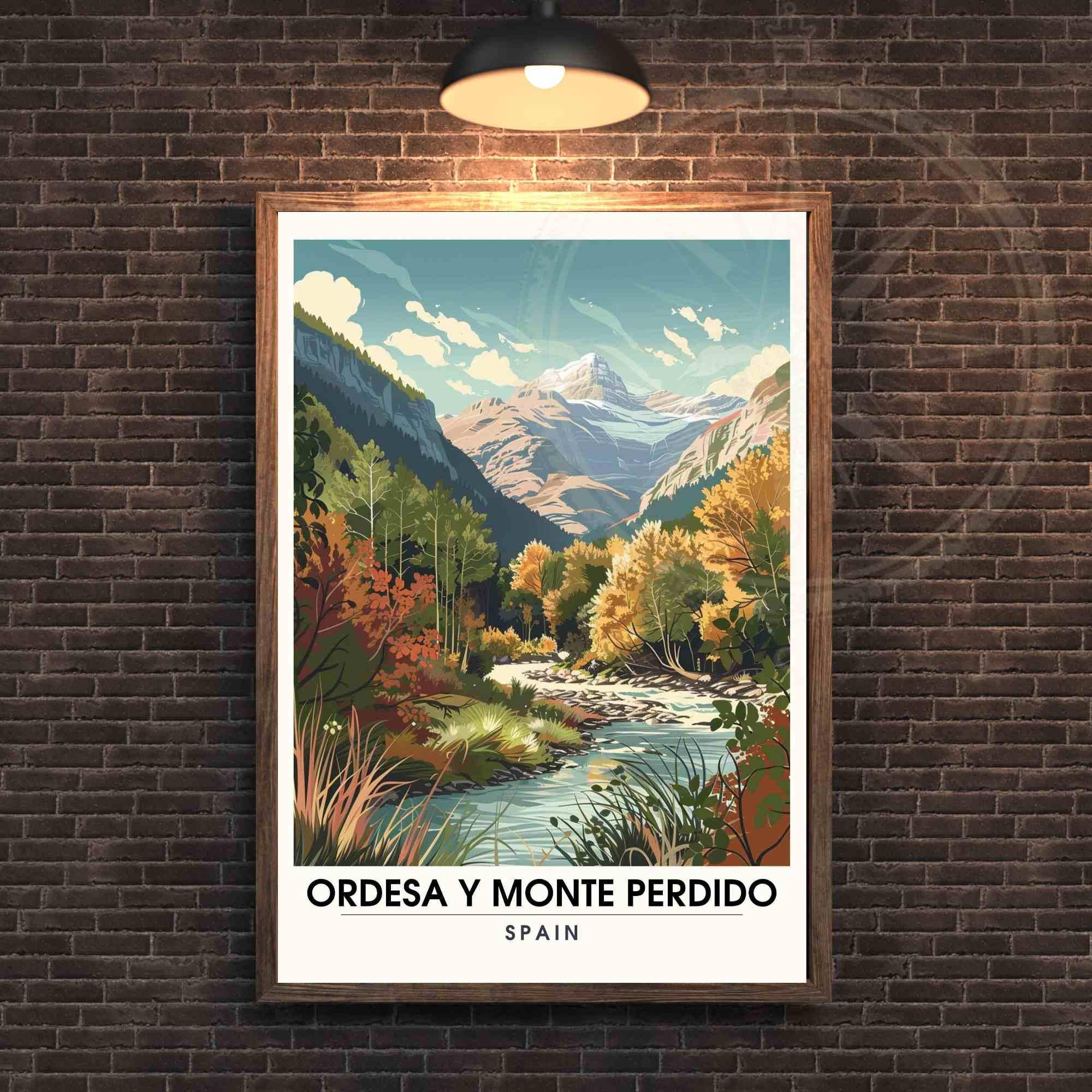 Affiche Ordesa y Monte Perdido  | Impression de parc national de Ordesa y Monte Perdido